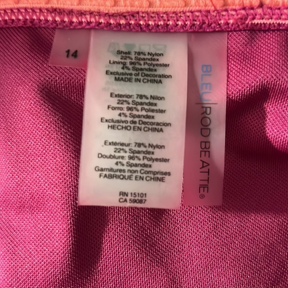 NEW Bleu Rod Beatty Let’s Get Knotty Tassel Side Tie Pom Pom Trim Bikini Bottoms - Picture 3 of 4